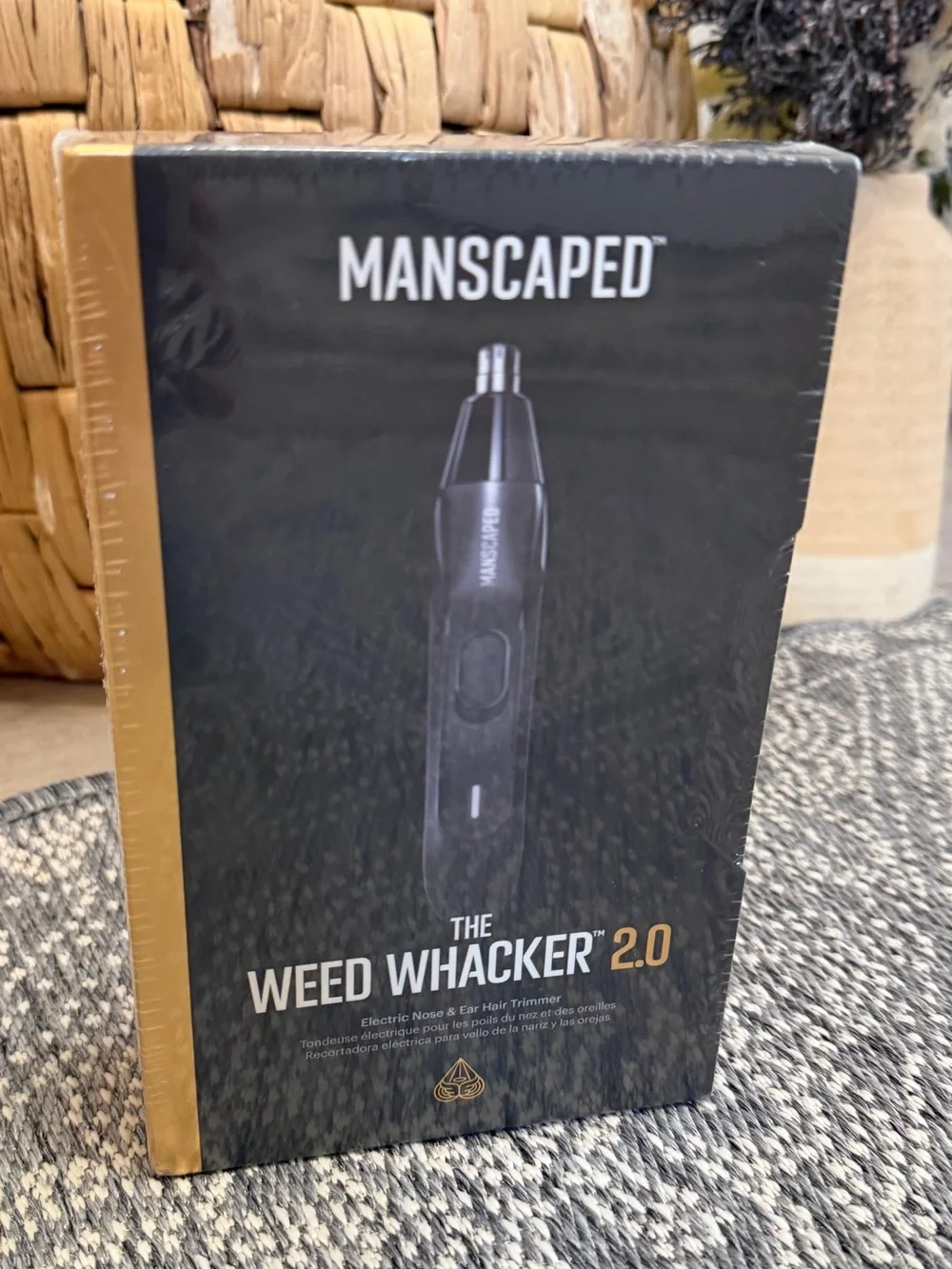 New Manscaped Weed Whacker 2.0 Nose & Ear Trimmer - Black